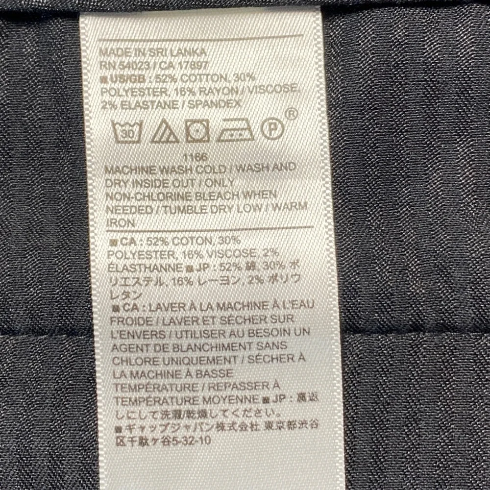 Banana Republic Mens 33x32 Grey Plaid Slim Tapered Fit Stretch Trousers Pants